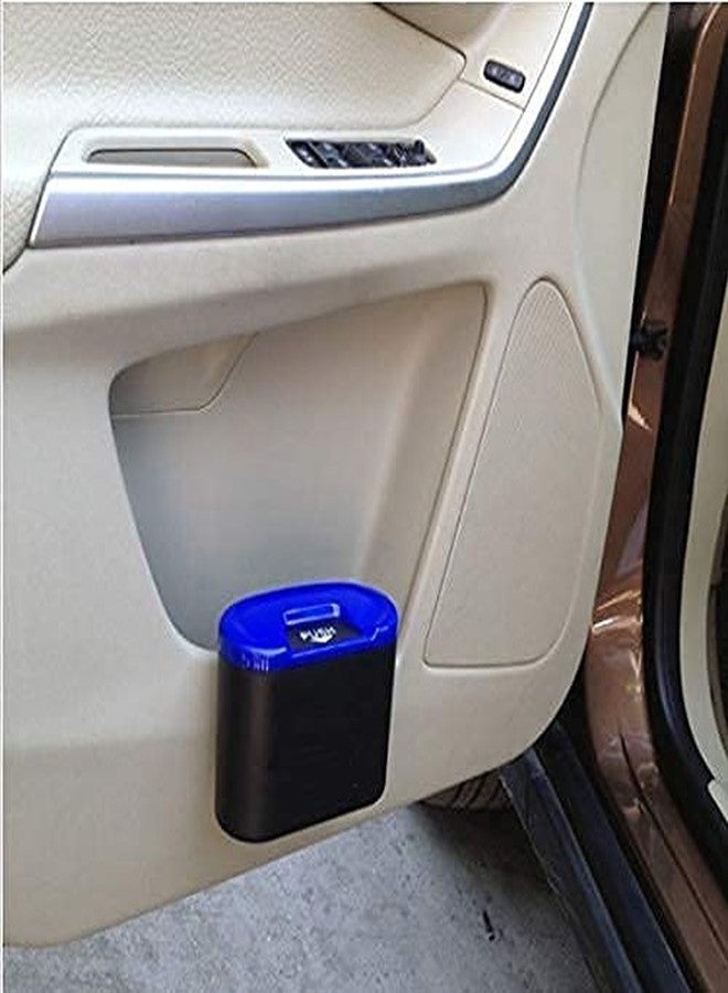 Ostin سلة مهملات صغيرة للسيارة من أوستين، منظم قمامة، سلة مهملات للسيارة بغطاء، حاوية قمامة للسيارات والمنزل والمكتب (متعددة الألوان) - Image 5